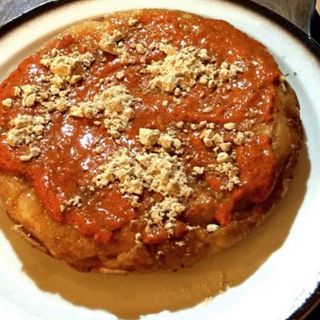 Tortilla de Papas CANARIA con Gofio y Mojo