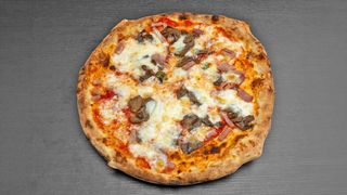 Cotto e funghi