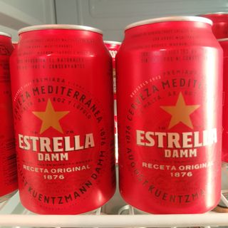 Cerveza Estrella Damm (33 CL.) Lata