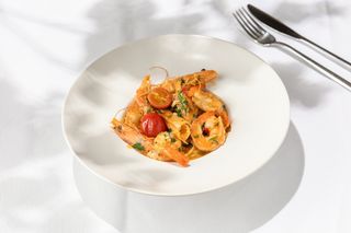 Spaghetti A.O.P. cu creveţi