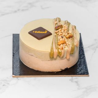 Tortina 1/2 persone gelato pistacchio e nocciola monoporzione