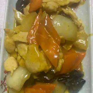 44 Pollo al curry