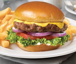 Menú cheeseburger hawaii