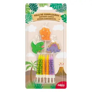 SET VELAS DINOSAURIO