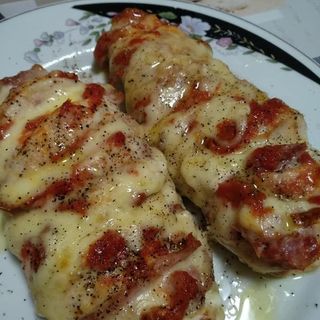 Pechuga de pollo alla valdostana