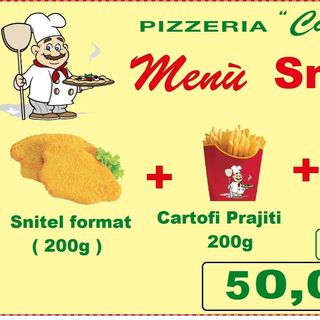 Meniu Șnițel din  PIEPT DE PUI ( 450 G )