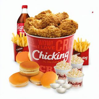 12 Pcs. Chicken Bucket