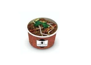 Ban bian noodles con sugo di carne