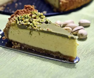 Cheesecake al pistacchio
