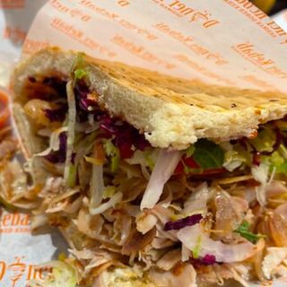 Menú kebab de pollo completo y bebida