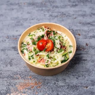 KETO Carbonara z Cukinii