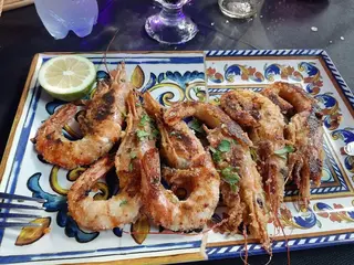 Gamberoni al gratin
