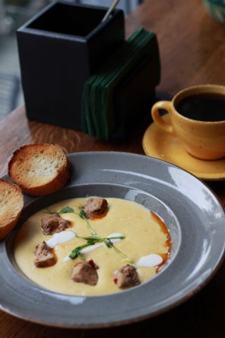 Сирний крем суп