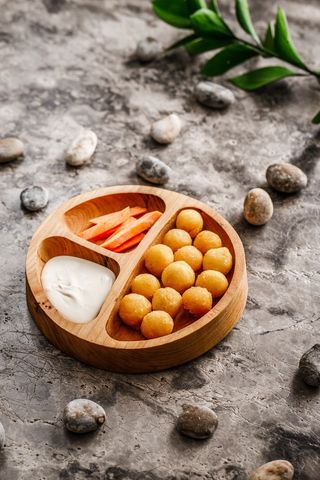 Картофельные шарики.