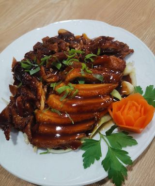 Pato Con Salsa Agridulce