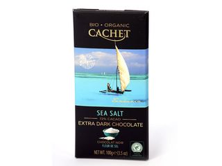 Шоколад Cachet Чорний 72% Морська Сіль (100г)