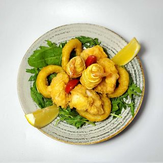  Inele de calamar tempura