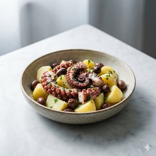 Polpo, patate e olive