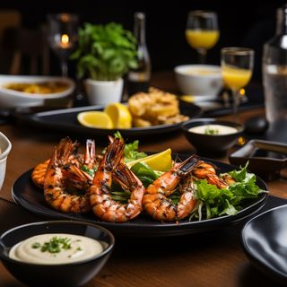 Škampi na žaru 250 - 300 g