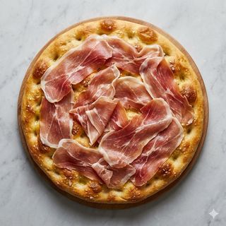 Focaccia bianca con prosciutto crudo + Coca Cola