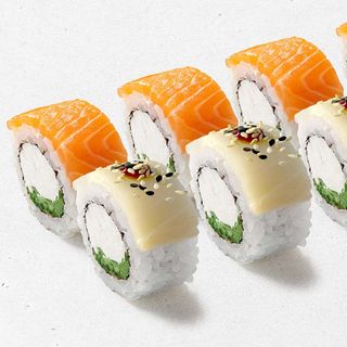 Філа Лосось + Масляна риба рол