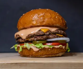 Double Chicken / Beef / Veg With Cheese