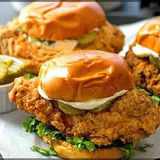 Crispy burger