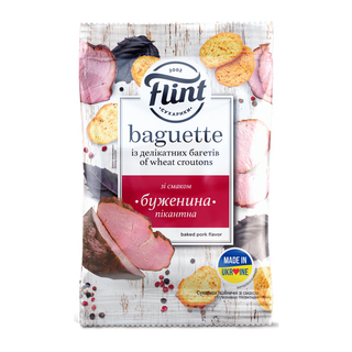 Сухарі Flint Багет Буженіна 100г