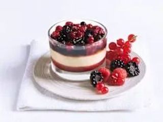 Coppa crème brûlée ai frutti di bosco