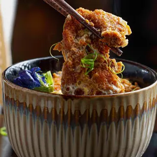Pork Katsu and Egg Donburi