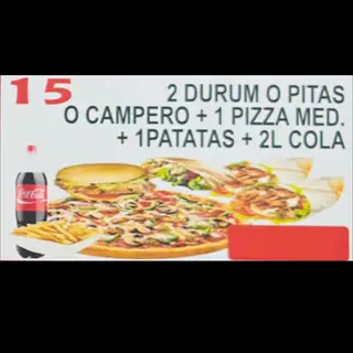 Menú 2 Pitas