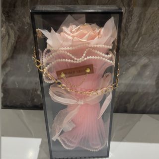 Bouquet rose artificiel 