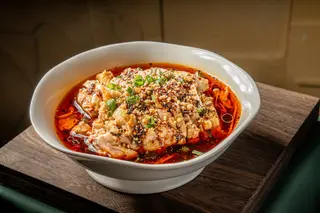 2 Pollo al vapore in salsa piccante