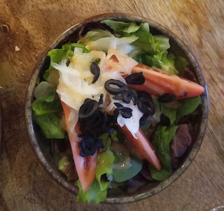 Mix de Salada com Vinagrete de Maçã e Mel