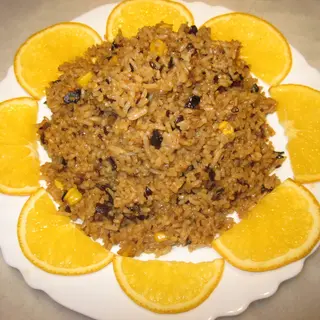 121-Arroz Frito Maíz Con Setas