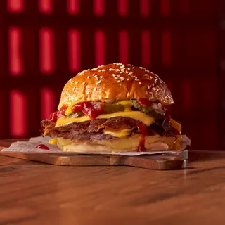Smash Burger BDP Primigenia + patatas fritas