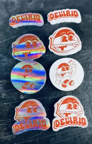 Pack 5 pegatinas