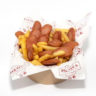 Patata e würstel Bavarese