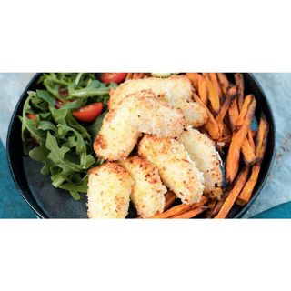 Coconut Fish Fingers And Chips