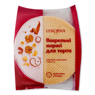Коржі вафельні Lekorna «Класика» (90г)