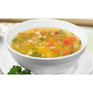 Clear veg soup
