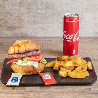 Menù burger e chips