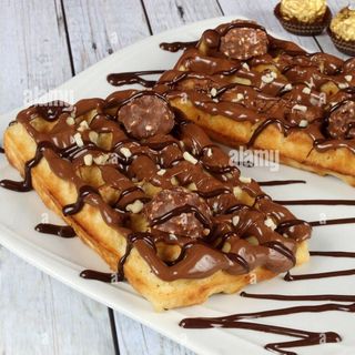Waffle com Ferrero