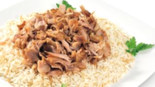 Menù kebab con riso