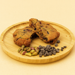 Cookie pistacho y chispas de chocolate