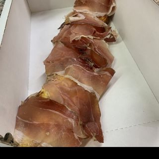 Baguetta con verdure e prosciutto crudo