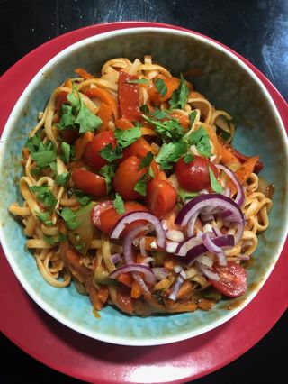 Pasta Putanesca (Vegatarien)