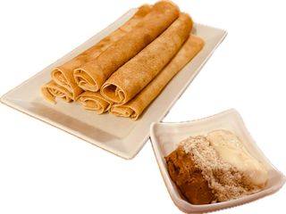 White snickers palačinke