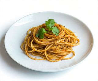 25. Tallarines Chinos A La Plancha