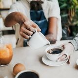 Американо с молоком